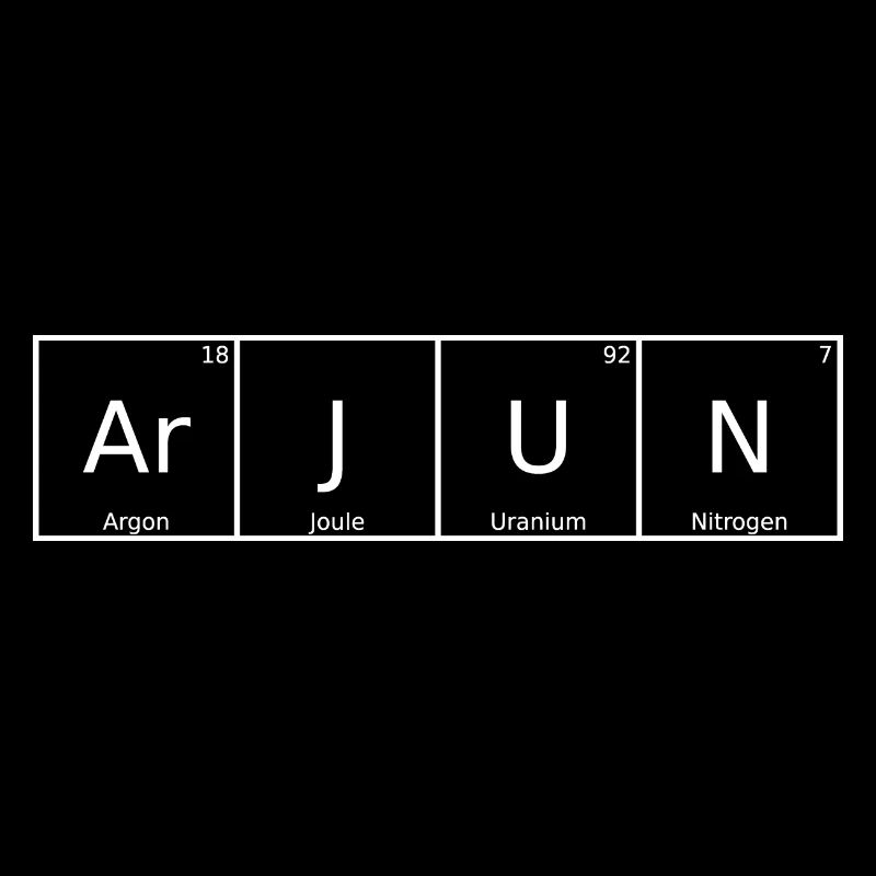 Arjun Name First Name Chemistry Periodic Table Elements