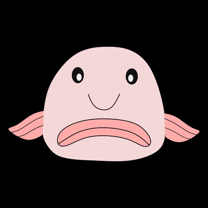 Blobfish fish comic ugly fish