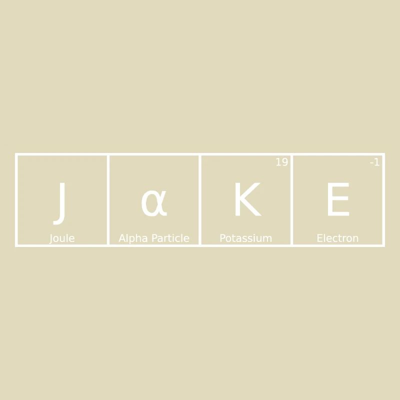 Jake Surname First Name Chemistry Periodic Table Elements