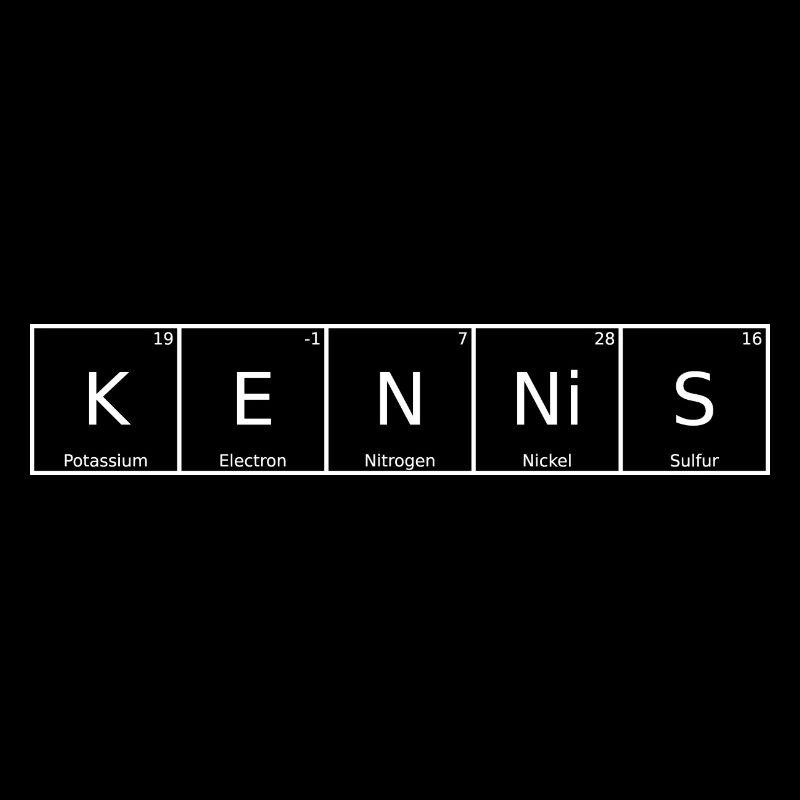Kennis Name First Name Chemistry Periodic Table Elements
