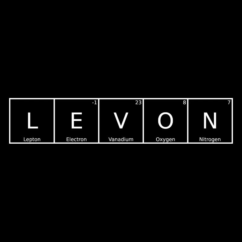 Levon Nom Prénom Chimie Tableau périodique Éléments
