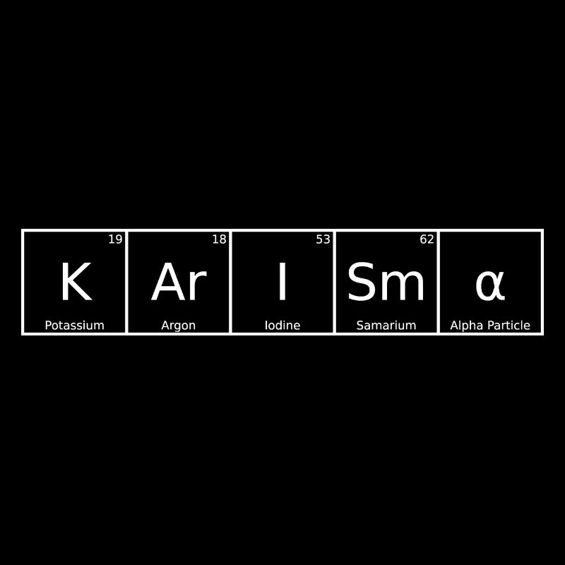 Karisma Name First Name Chemistry Periodic Table Element