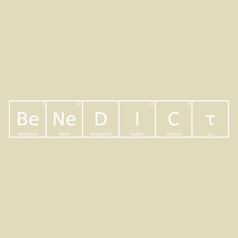 Benedict Name First Name Chemistry Periodic Table