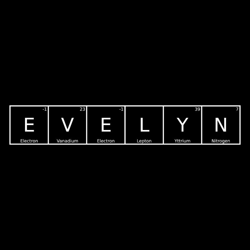 Evelyn Surname First name Chemistry Periodic Table Elements