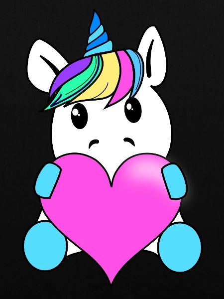 Einhorn mit Herz