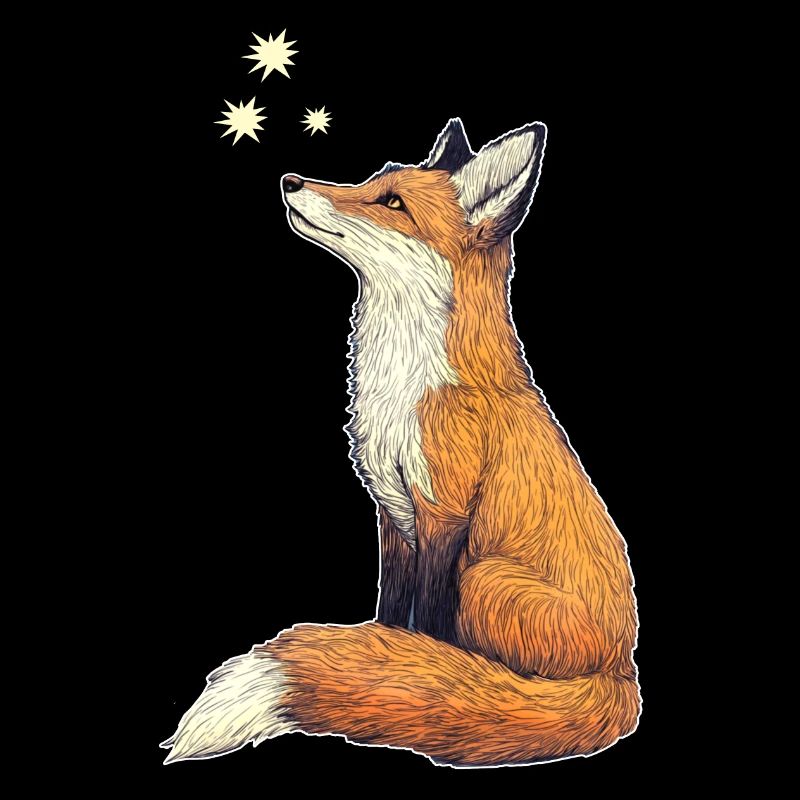 Fox with stars