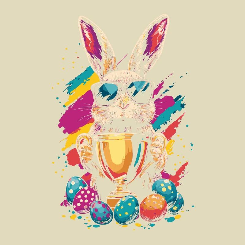 Easter Bunny Easter Eggs Egg Hunt Winner Cup