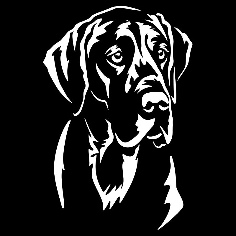 Great Dane Head "Black Edition"