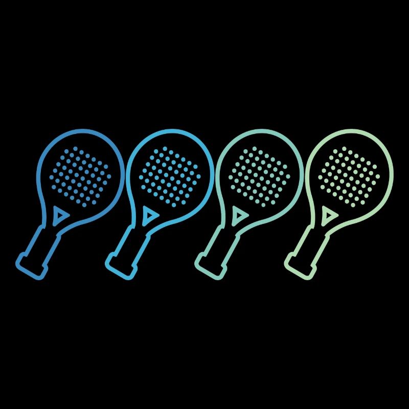 Padel Racket with Padel Tennis Player
