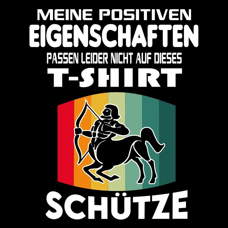 Geburtstag Sternzeichen Retro Schütze