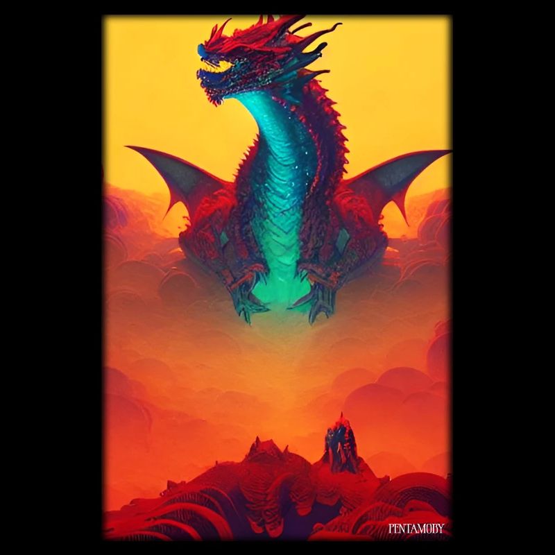 Fantaisie de créature de dragon