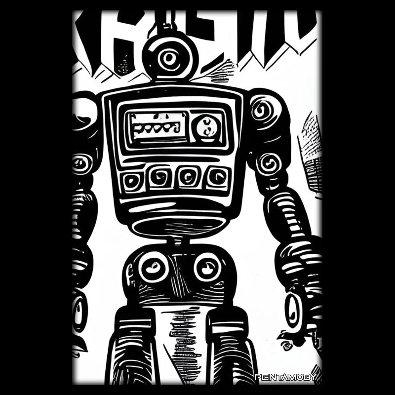 Robot Comic Future Cyborg Machine Technology