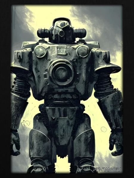 Kampfbot Roboter Supersoldat Maschine Krieger