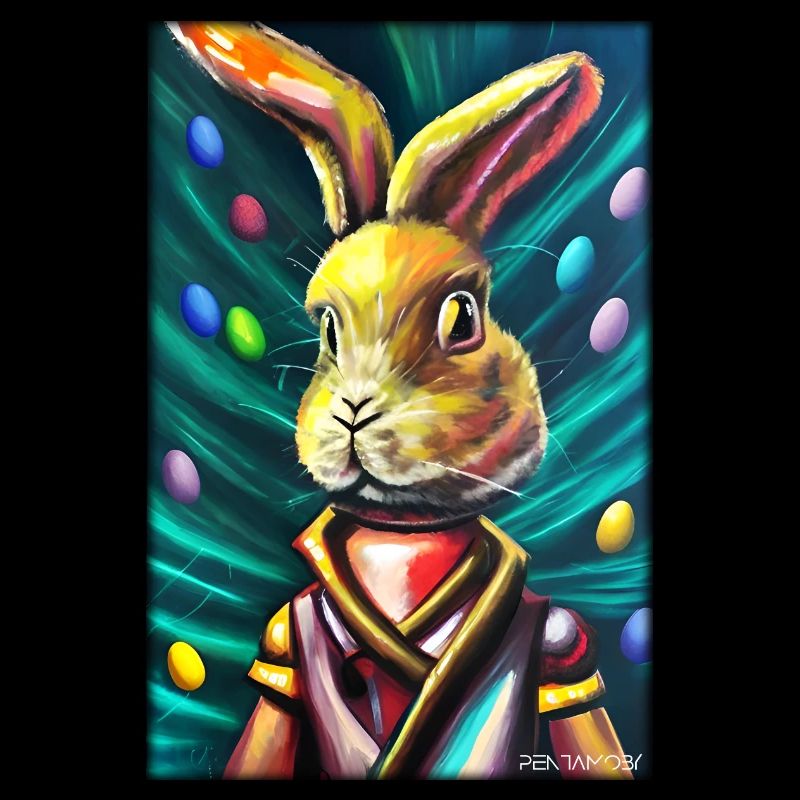 Easter Easter Cyber Future Sci-Fi Animal