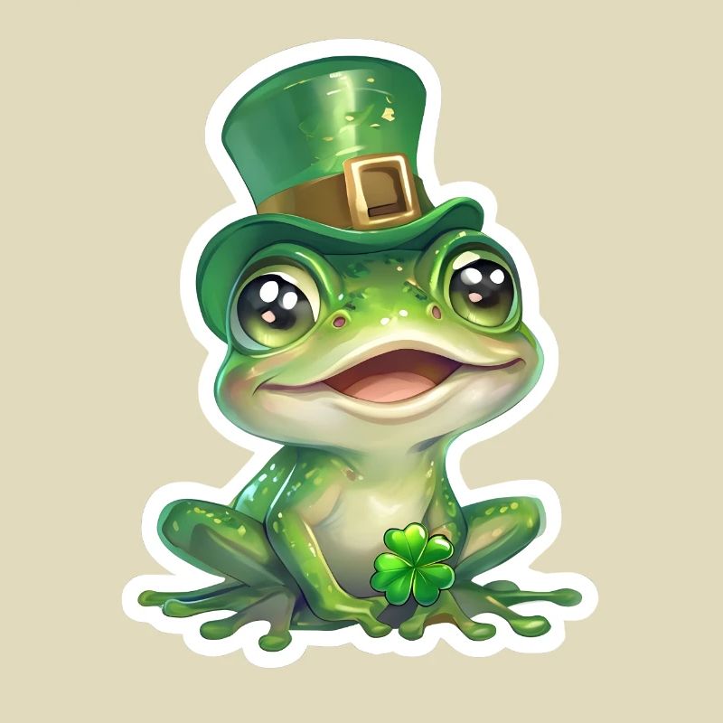 Cadeau de grenouille de la Saint-Patrick