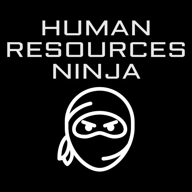 Human Resources Ninja Funny HR Manager Employee