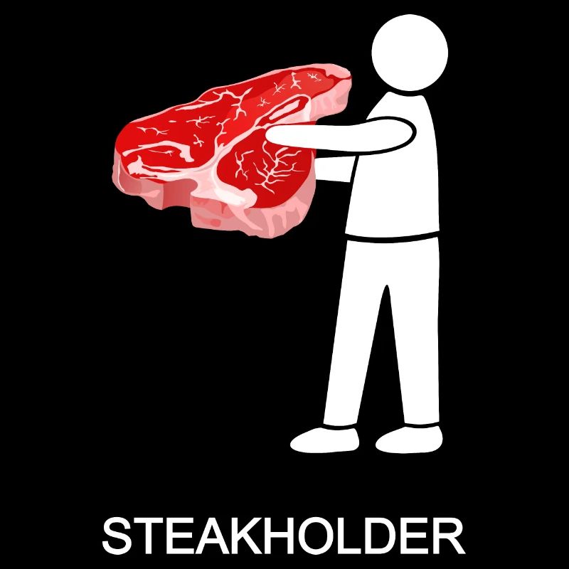stakeholder, steakholder, steak, meat, T-bone