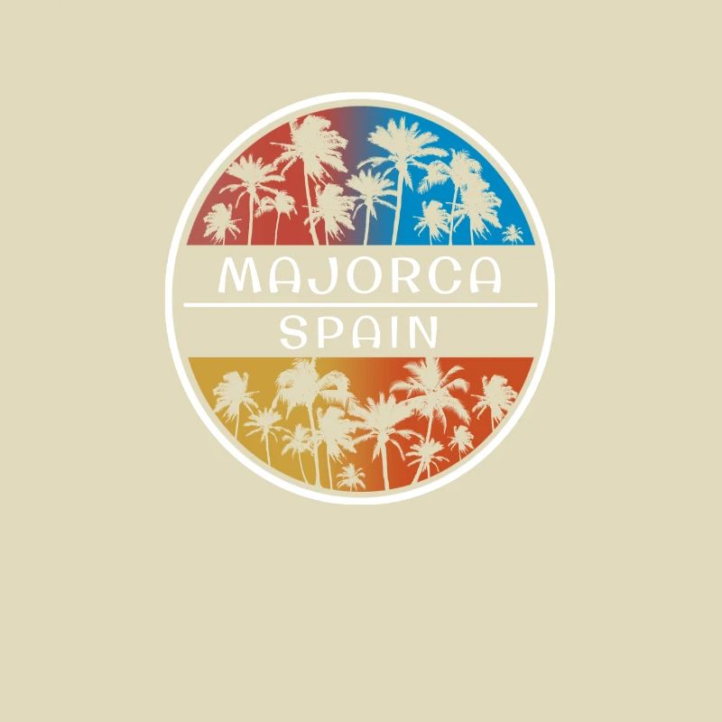 Majorca Mallorca Spain Stylish Vacation Souvenir