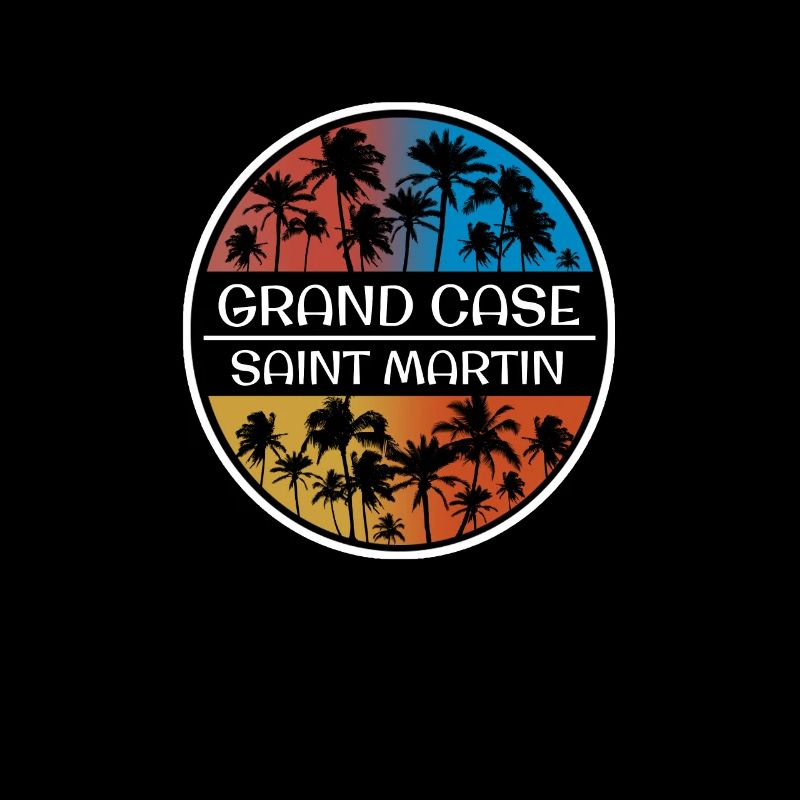 Grand Case Saint Martin Stylish Vacation Souvenir