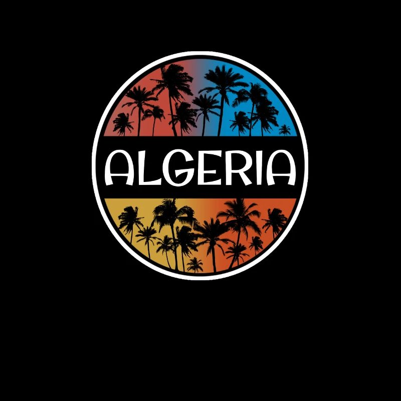 Algérie Afrique Vacances élégantes Souvenir Palmier