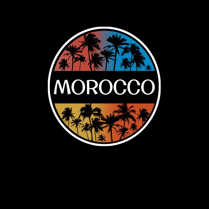 Maroc Afrique Vacances élégantes Souvenir Palmier