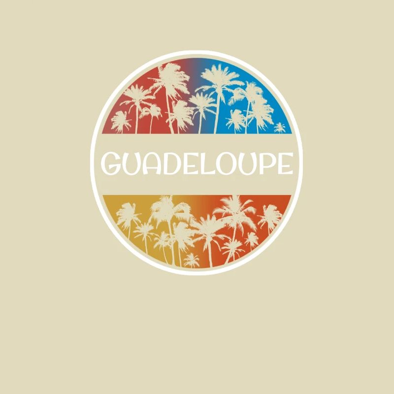 Guadeloupe Vacances élégantes Souvenir Palmier