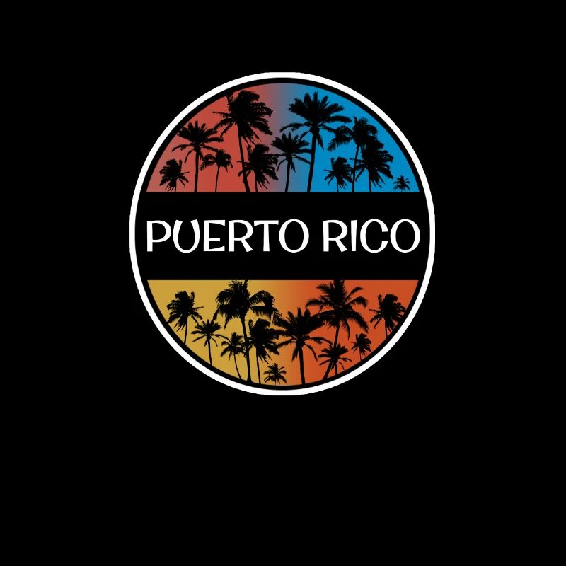 Porto Rico Vacances élégantes Souvenir Palmier