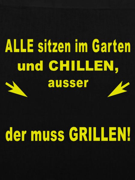 Lustiger Grill-Spruch