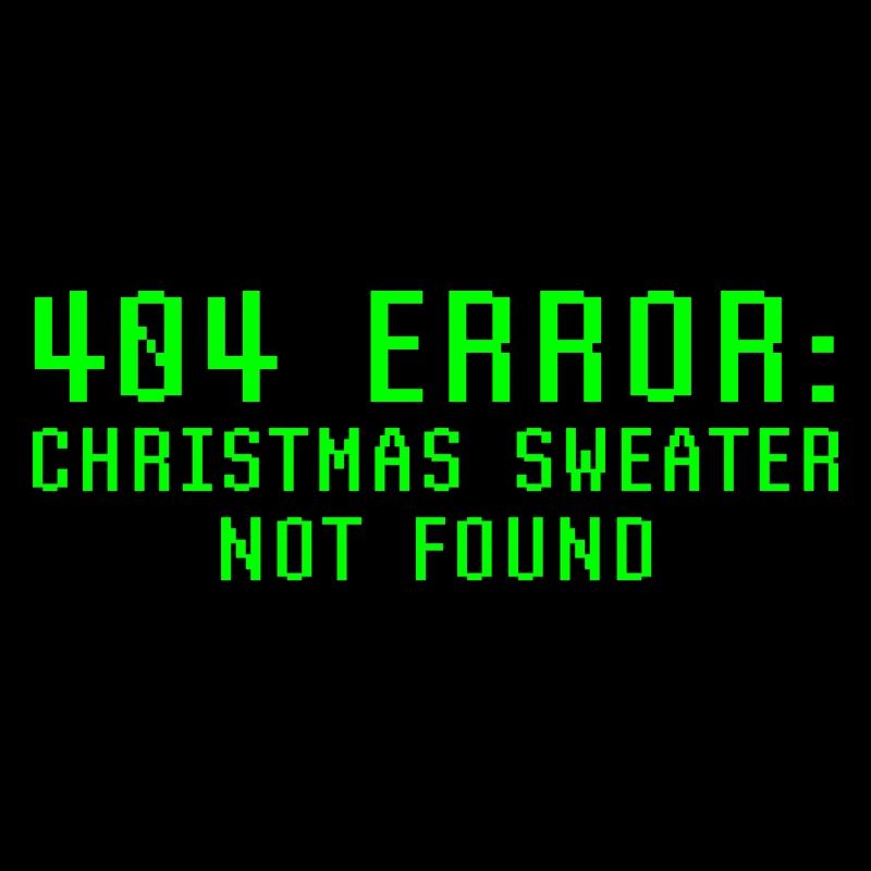 404 Erreur Pull de Noël pas trouvé drôle laid