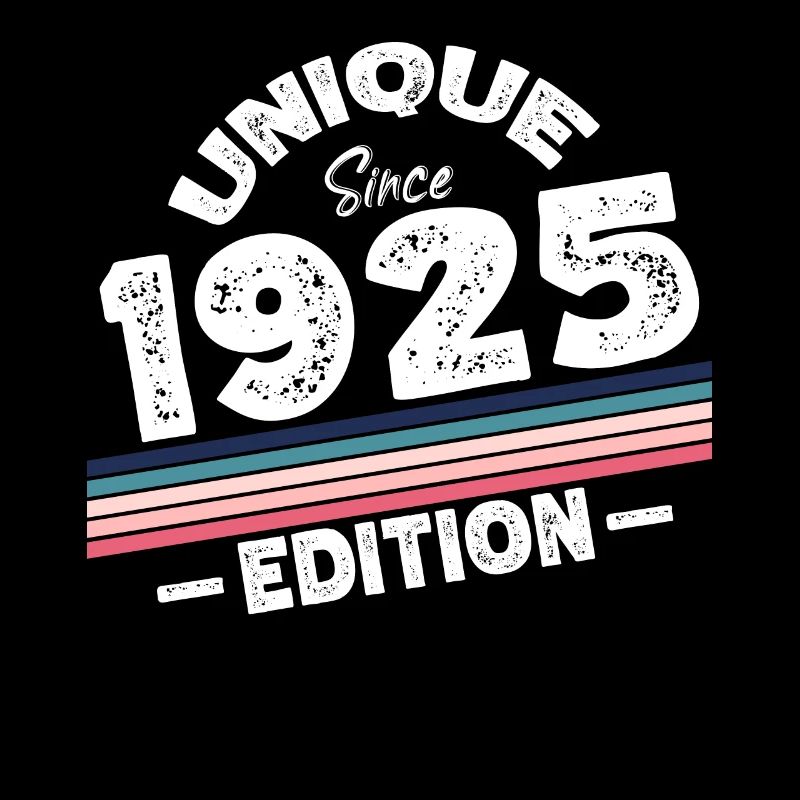 Unique Since 1925 Edition Birthday Vintage 1925