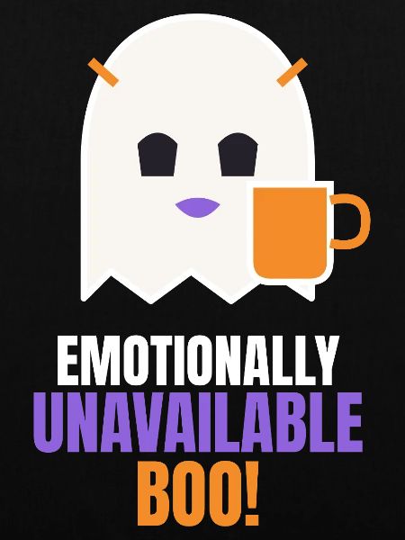 Emotional nicht verfügbarer Boo Ghost