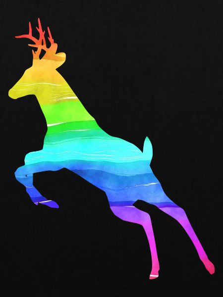 Rainbow Reindeer