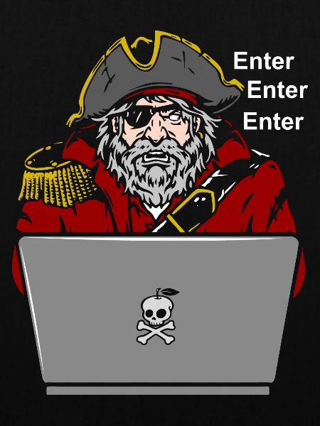 Pirat Notebook Enter