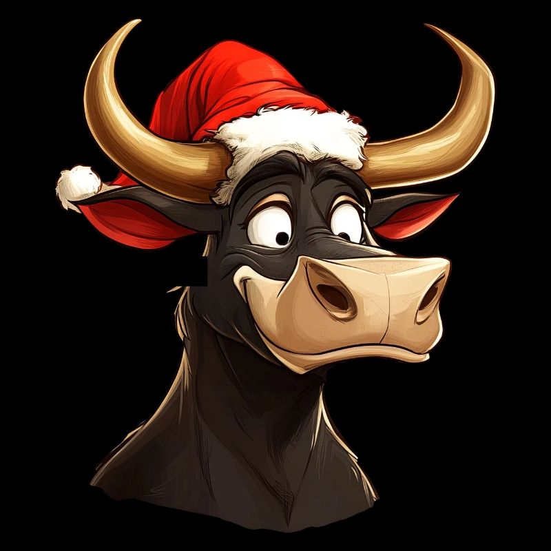 Weihnachtsmann Stier