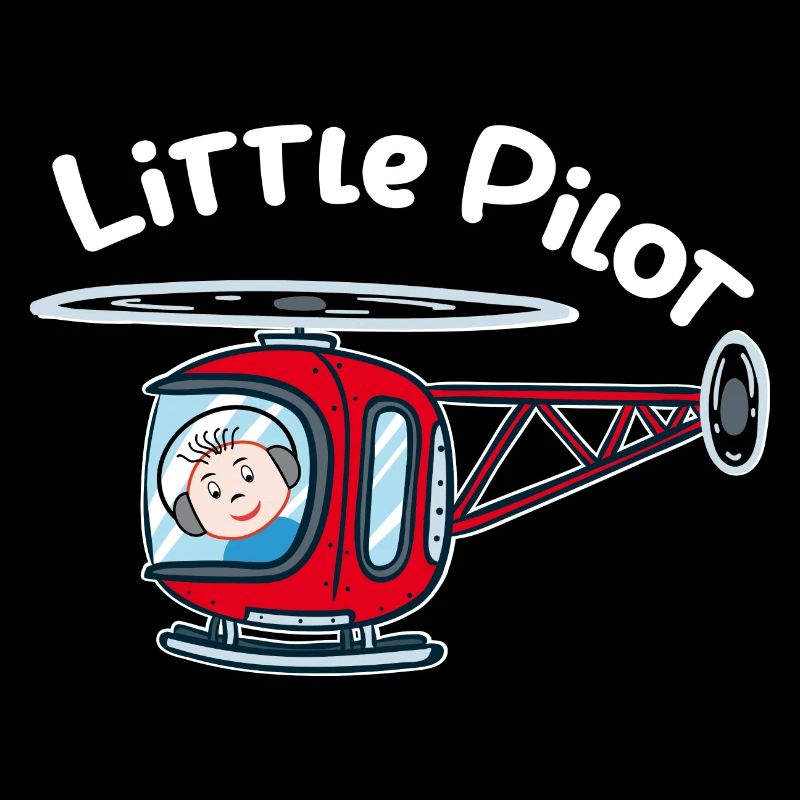 Kleiner Helipilot Hubschrauberpilot