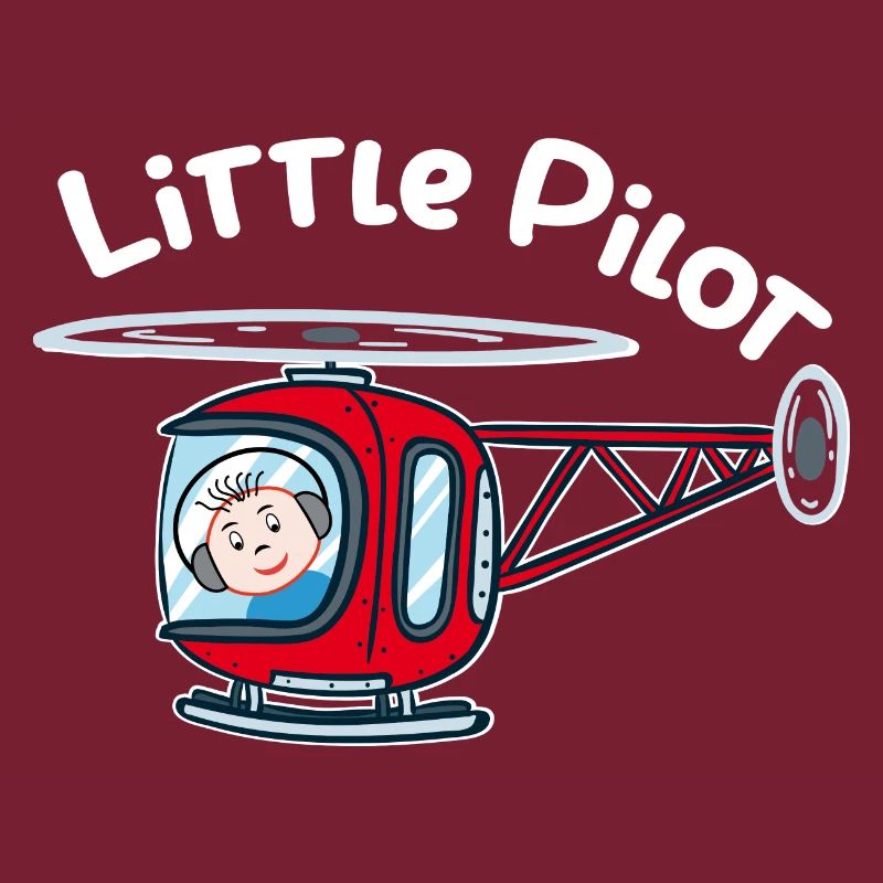 Kleiner Helipilot Hubschrauberpilot