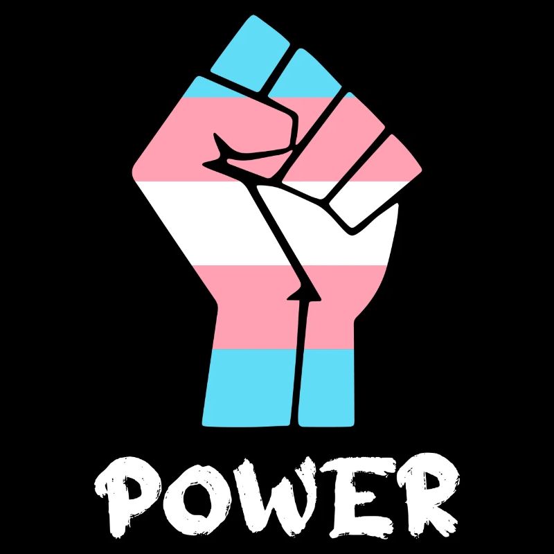 Power Trans Pride Fist Design for Equality