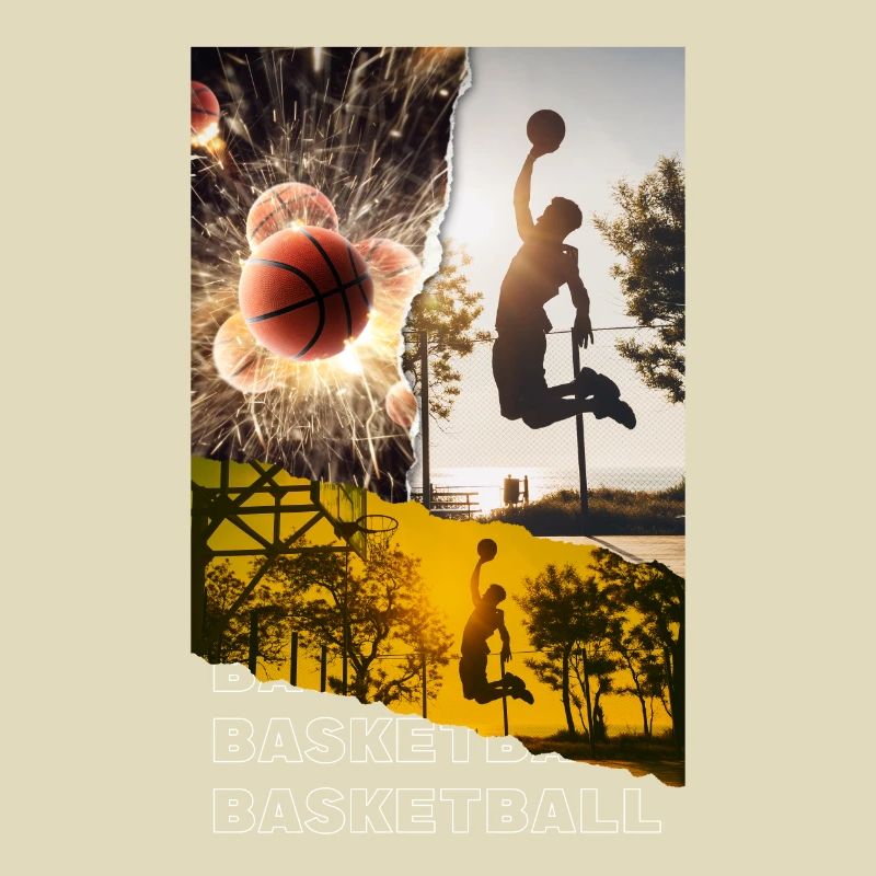 Basketteur Basketteur Dunking Sport Player