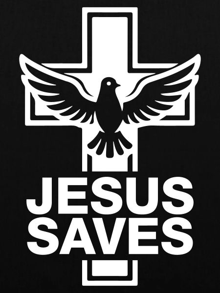 Jesus Rettet Kreuz Taube