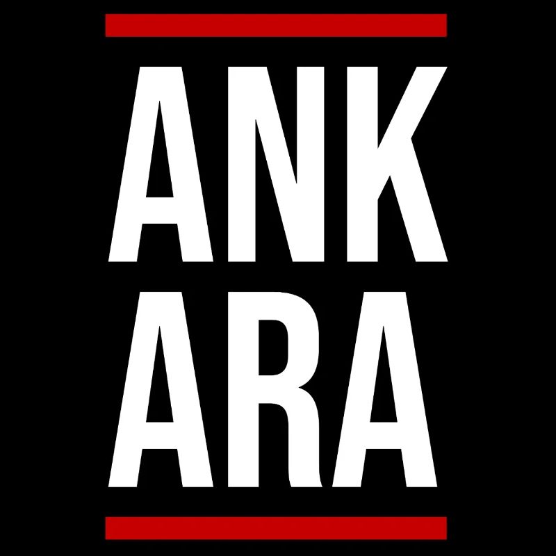 Typographie en blocs gras d’Ankara