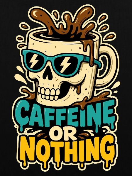 Kaffee-Totenkopf – Caffeine or Nothing