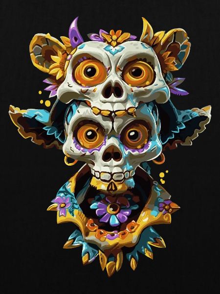 Tierschädel Totem