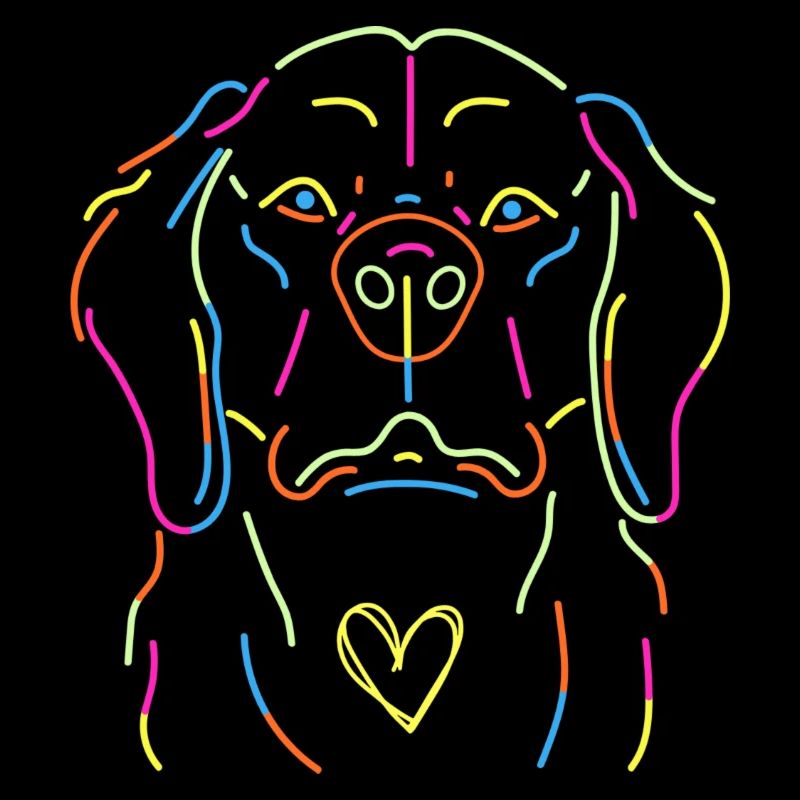 Neon Hund