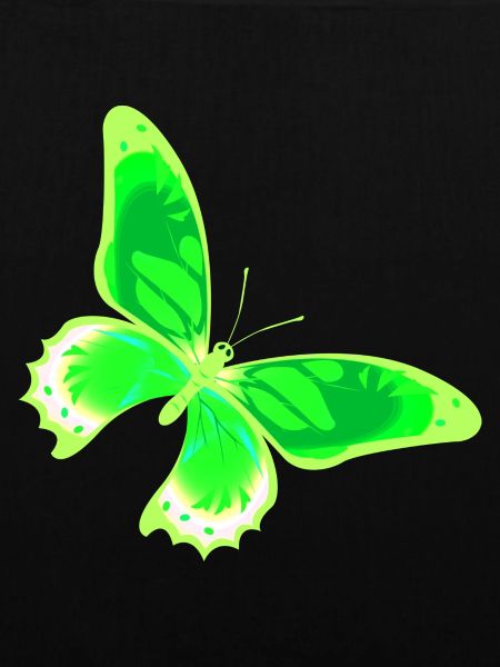 green butterfly
