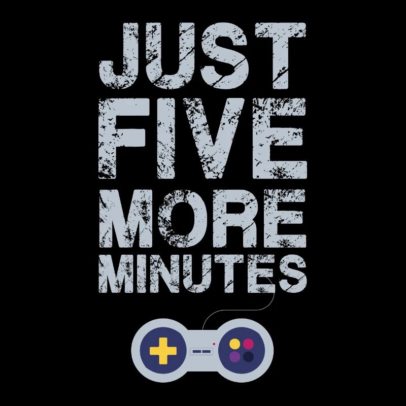 Jeu de jeu Just Five More Minutes Nerd Funny