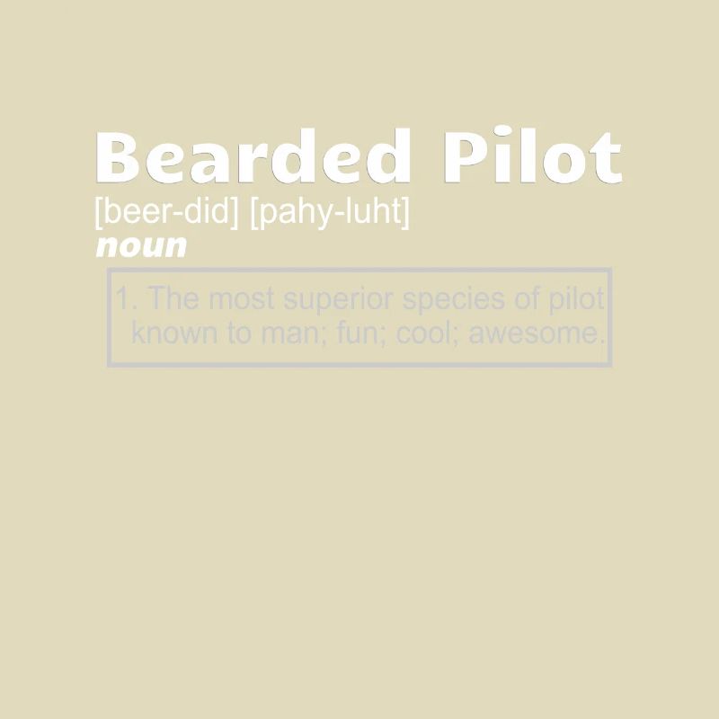 Pilot Aviation Airplane Bearded Pilot definition