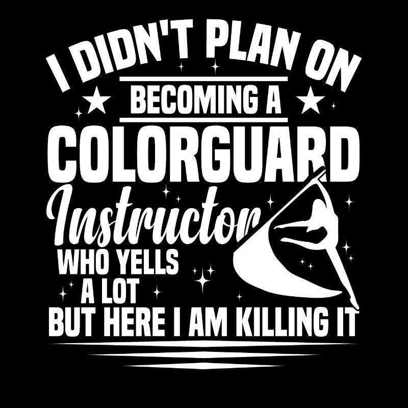 Winter Guard Instructor Colorguard Captain Gift