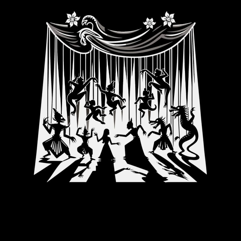 Puppet Mastery Shadow Play Bauchredner-geschenk