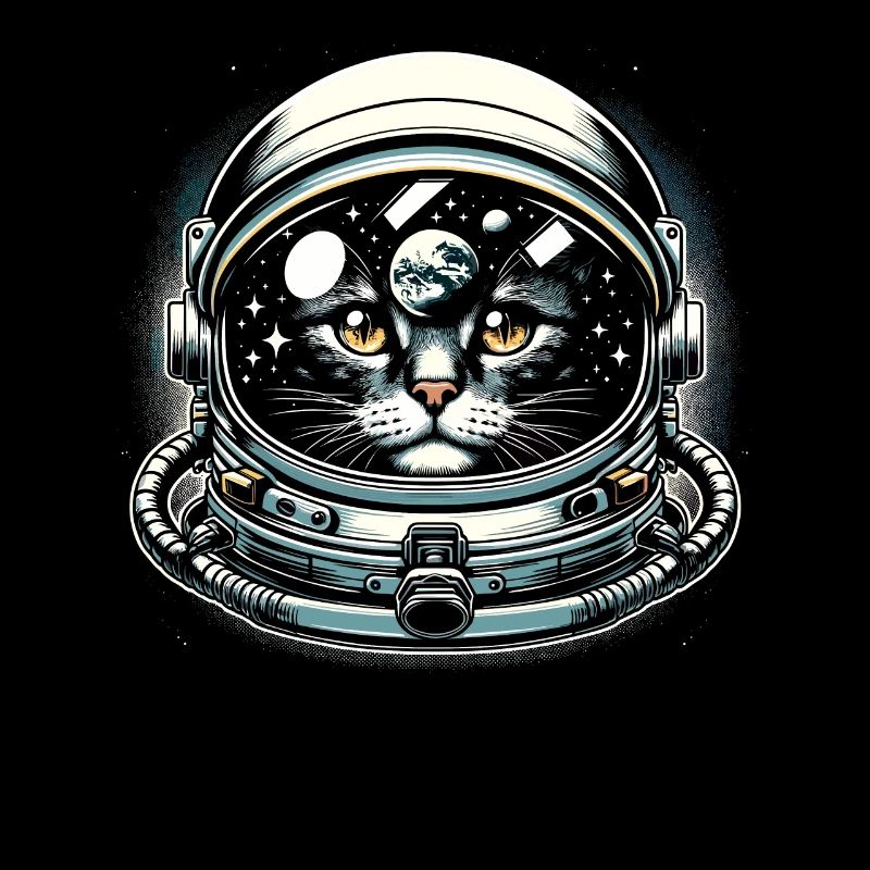 Cat, Astronaut, Astronomy, Outer Solar System