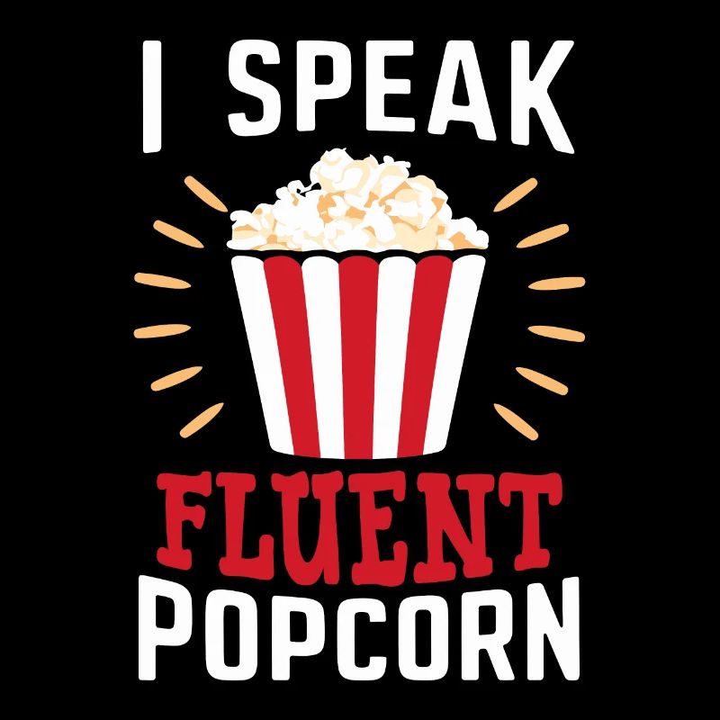 Dicton de pop-corn amusant, pop-corn en rafale